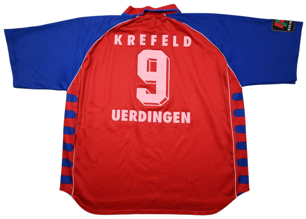 Maillot KFC Uerdingen 1999-2000 #9 Match Issue Fila vintage XL
