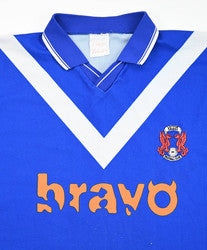 Maillot Leyton Orient 1999-2000 Official vintage sponsor BRAVO