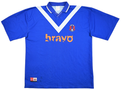 Maillot Leyton Orient 1999-2000 Official vintage sponsor BRAVO