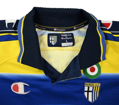 Maillot Parma 1999-00 Domicile Champion Ortega vintage 8/10