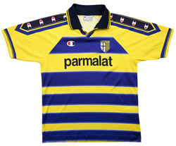 Maillot Parma AC 1999-00 Domicile Champion Parmalat vintage