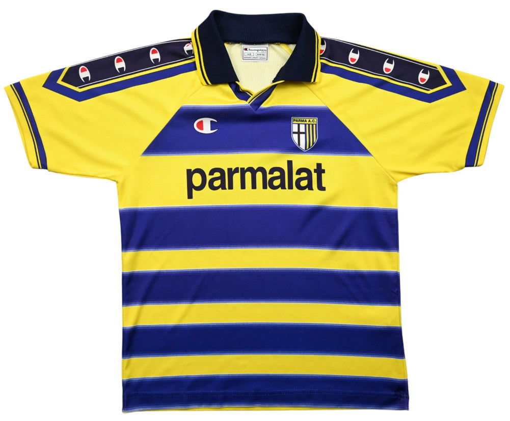 Maillot Parma AC 1999-00 Domicile Champion Parmalat vintage