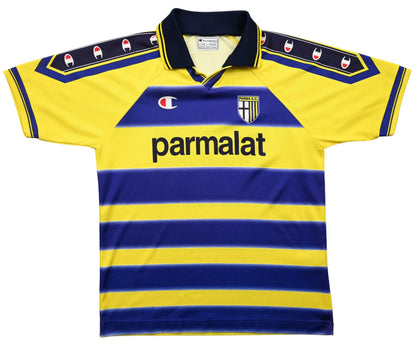 Maillot Parma AC 1999-00 Domicile Champion Parmalat vintage