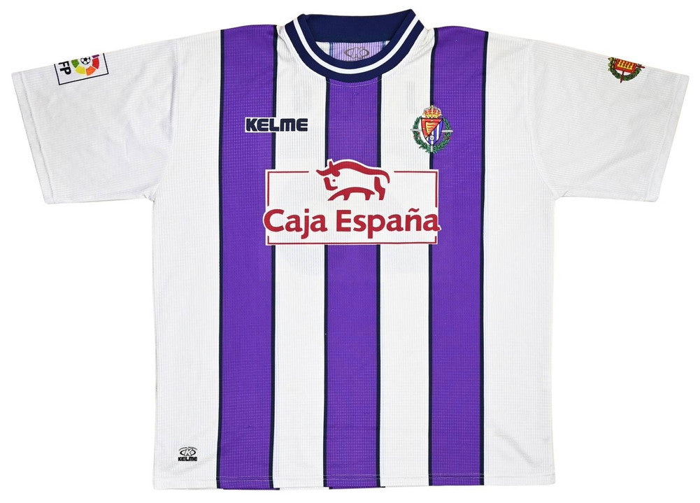 Maillot Real Valladolid 1999-2000 Domicile Kelme Caja España vintage