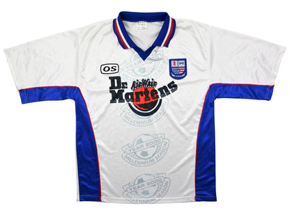Maillot Rushden & Diamonds 1999-2000 Domicile Dr Martens vintage