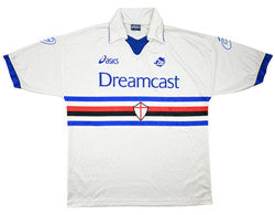 Maillot Sampdoria Extérieur Asics 1999-2000 Dreamcast Match Issue