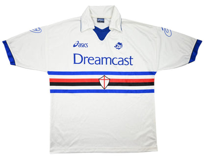 Maillot Sampdoria Extérieur Asics 1999-2000 Dreamcast Match Issue
