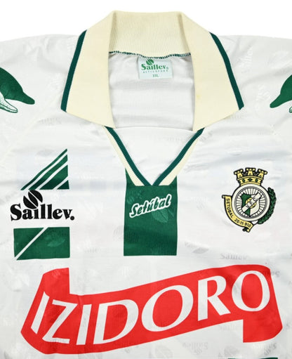 Maillot Vitória de Setúbal 1999-00 Domicile Saillev vintage XXL