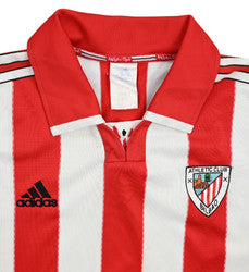 Maillot Athletic Bilbao 1999-2001 Domicile Adidas Vintage