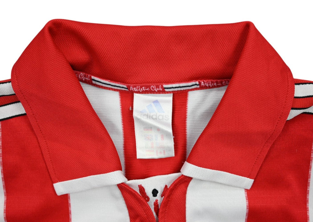 Maillot Athletic Bilbao 1999-2001 Domicile Adidas Vintage