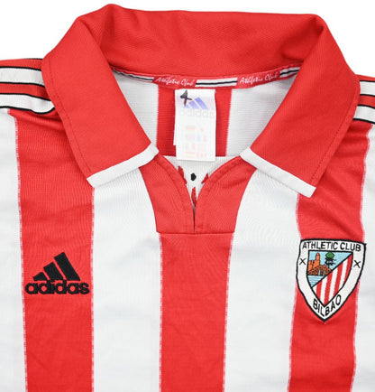 Maillot Athletic Club Bilbao 1999-2001 Adidas Domicile Vintage