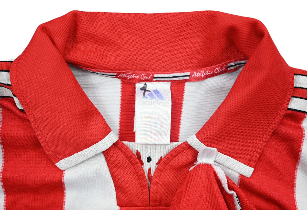 Maillot Athletic Club Bilbao 1999-2001 Adidas Domicile Vintage