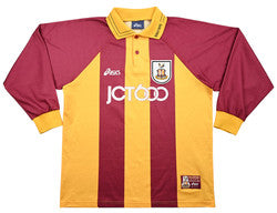 Maillot Bradford City Domicile Asics 1999-2001 Vintage ML