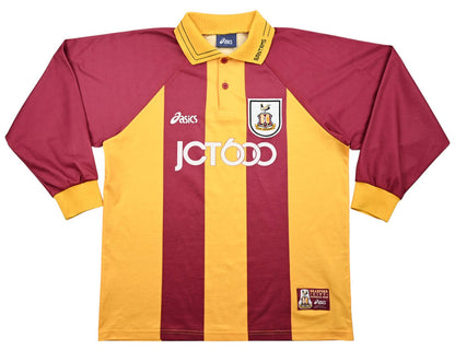 Maillot Bradford City Domicile Asics 1999-2001 Vintage ML
