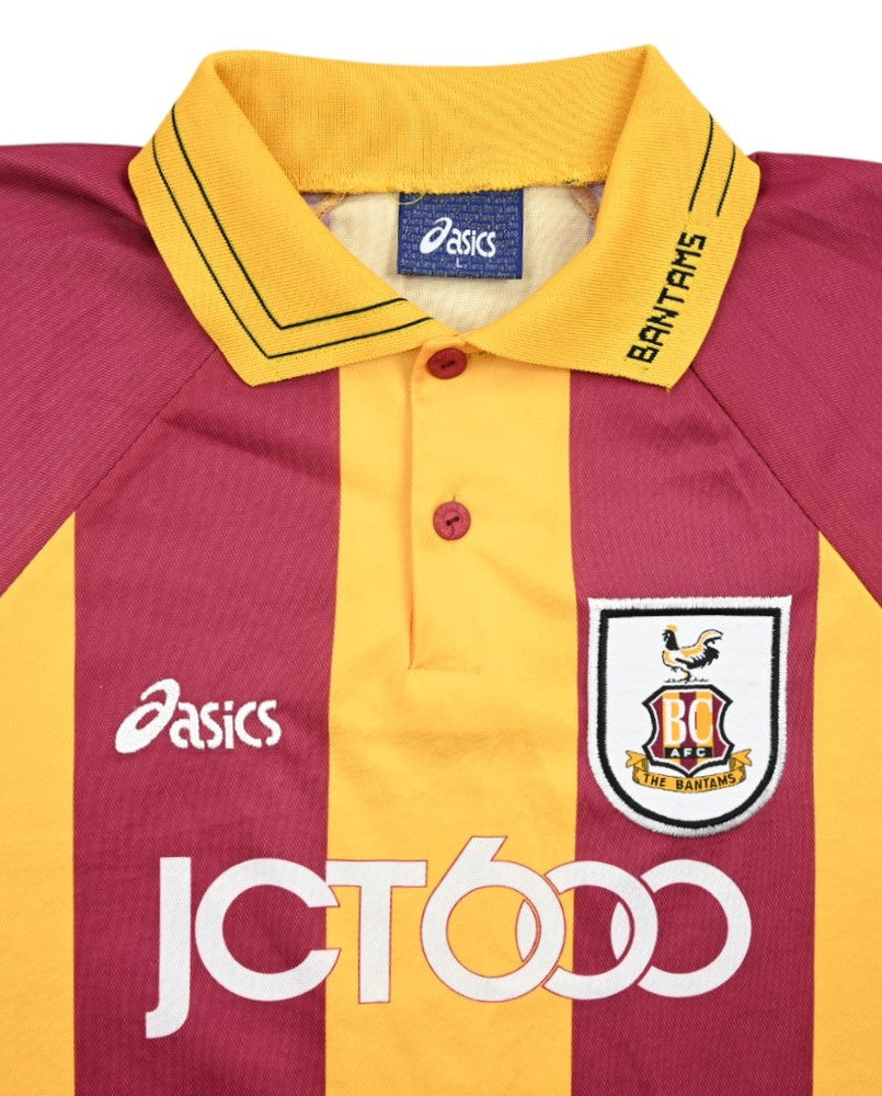 Maillot Bradford City Domicile Asics 1999-2001 Vintage ML