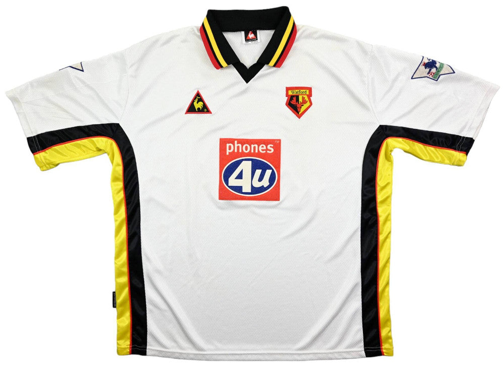 Maillot Watford Extérieur 1999-2001 Le Coq Sportif Bakalli vintage