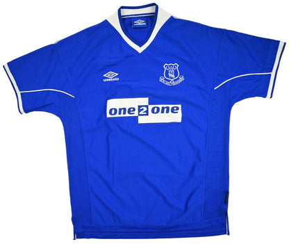 Maillot Everton 1999-2000 Umbro Gascoigne Domicile vintage XL