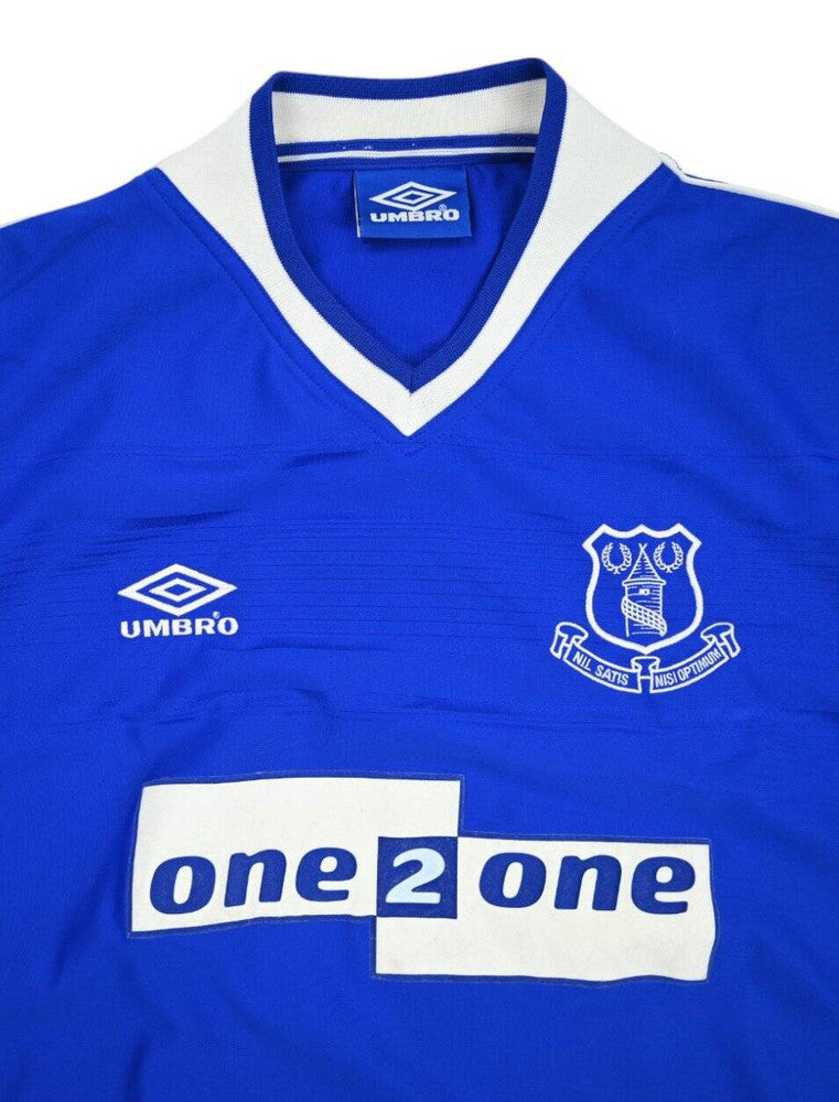 Maillot Everton 1999-2000 Umbro Gascoigne Domicile vintage XL