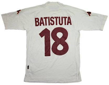 Maillot AS Roma Extérieur Kappa 2000-01 Batistuta vintage