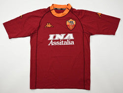 Maillot AS Roma Domicile 2000-01 Kappa Montella Vintage
