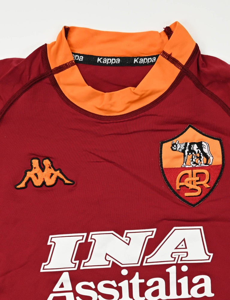 Maillot AS Roma Domicile 2000-01 Kappa Montella Vintage