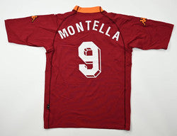 Maillot AS Roma Domicile 2000-01 Kappa Montella Vintage