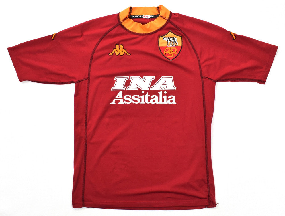 Maillot AS Roma Domicile 2000-01 Kappa Montella Vintage