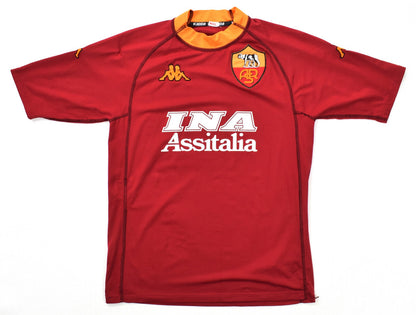 Maillot AS Roma Domicile 2000-01 Kappa Montella Vintage