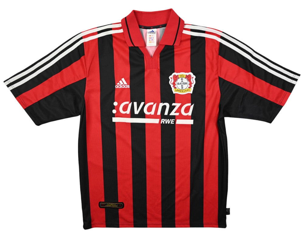 Maillot Bayer Leverkusen 2000-01 Adidas Domicile Vintage