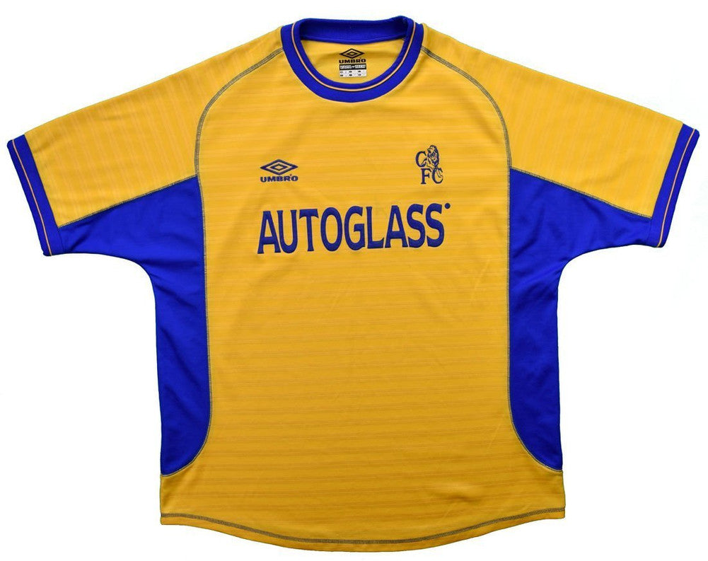 Maillot Chelsea Domicile 2000-01 Umbro Autoglass vintage XL