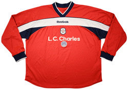 Maillot Crewe Alexandra 2000-01 Domicile Reebok Manches Longues