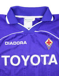 Maillot Fiorentina 2000-01 Domicile Diadora Toyota vintage