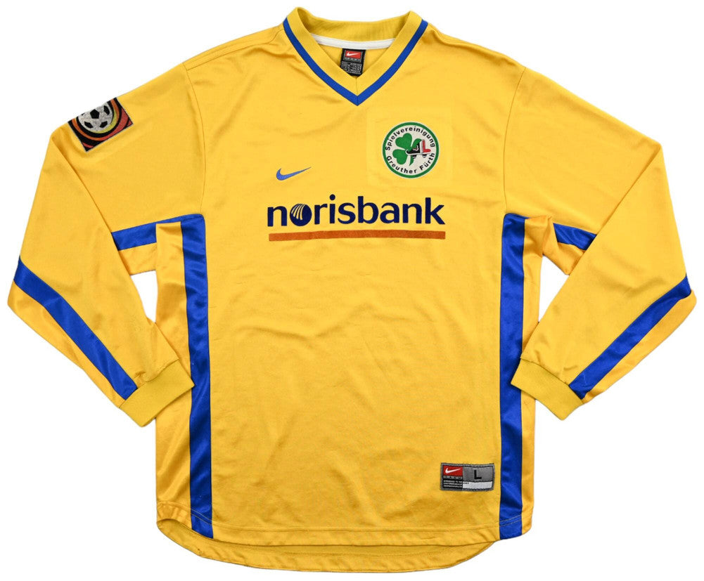 Maillot Greuther Fürth Extérieur Nike 2000-01 Vintage Manches Longues