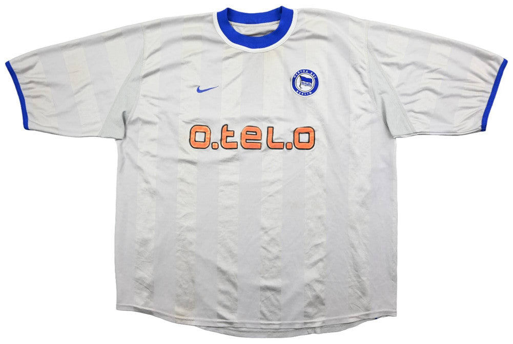 Maillot Hertha Berlin Extérieur Nike 2000-01 Vintage 2XL