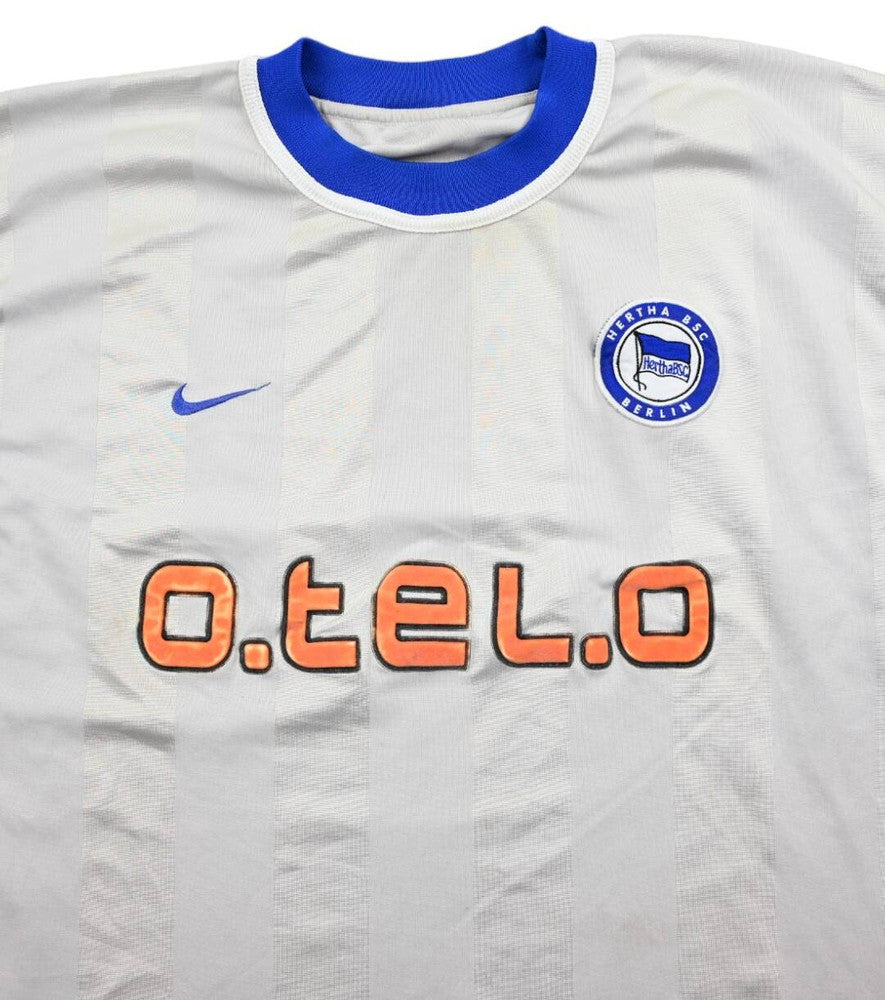 Maillot Hertha Berlin Extérieur Nike 2000-01 Vintage 2XL