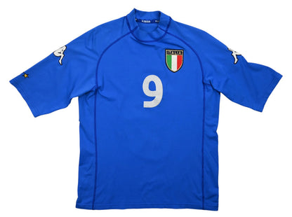 Maillot Italie Domicile Kappa 2000-01 Inzaghi Vintage