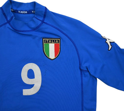 Maillot Italie Domicile Kappa 2000-01 Inzaghi Vintage
