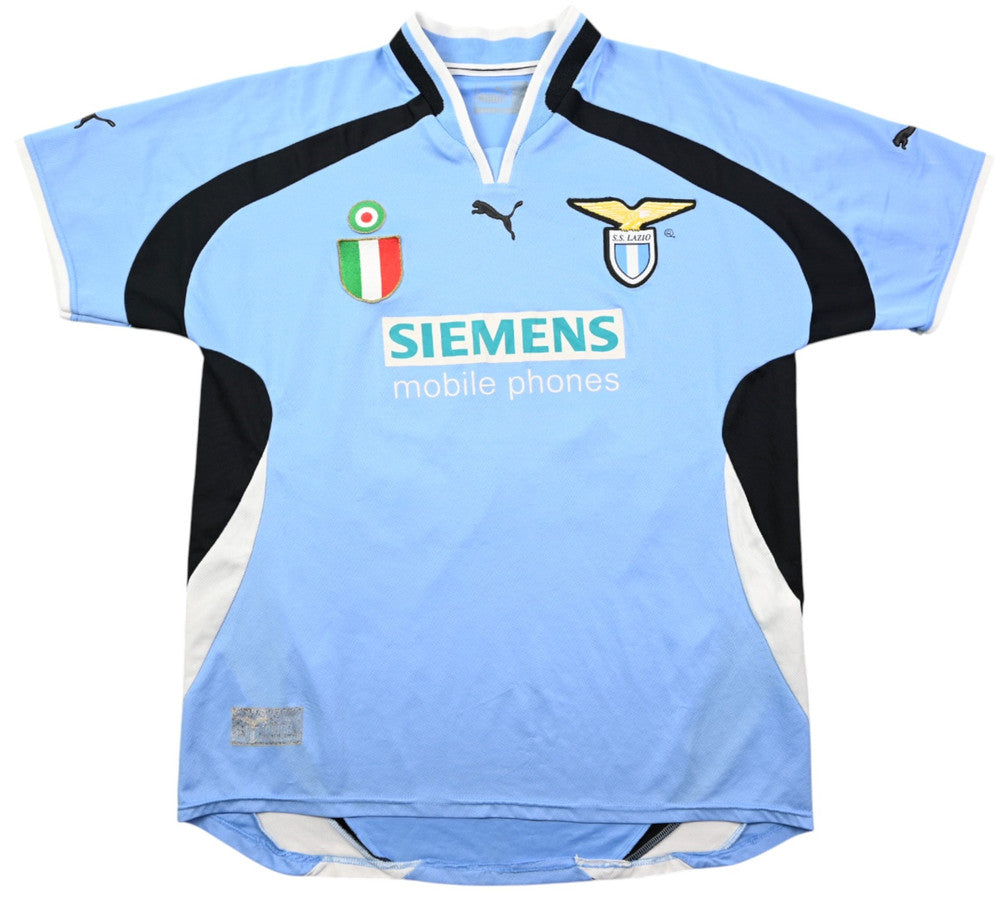 Maillot Lazio Domicile Puma 2000-01 Verón vintage collector