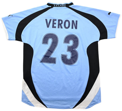 Maillot Lazio Domicile Puma 2000-01 Verón vintage collector