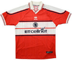 Maillot Middlesbrough 2000-01 Domicile Errea BT Cellnet vintage