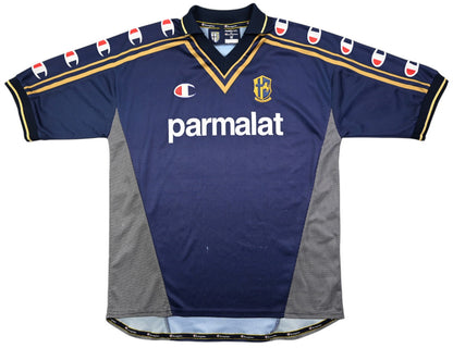 Maillot Parma AC 2000-01 Domicile Champion Parmalat vintage