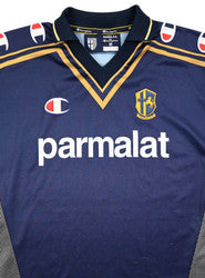Maillot Parma AC 2000-01 Domicile Champion Parmalat vintage