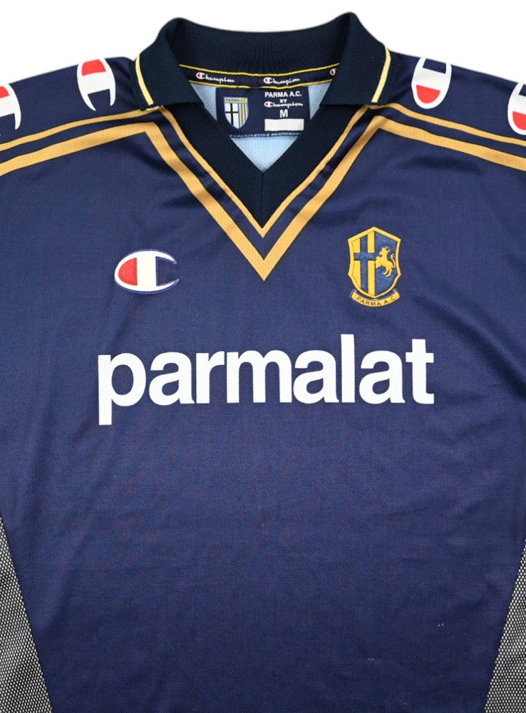 Maillot Parma AC 2000-01 Domicile Champion Parmalat vintage