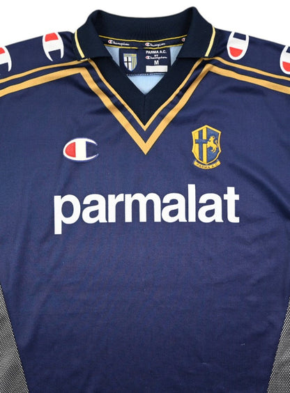 Maillot Parma AC 2000-01 Domicile Champion Parmalat vintage