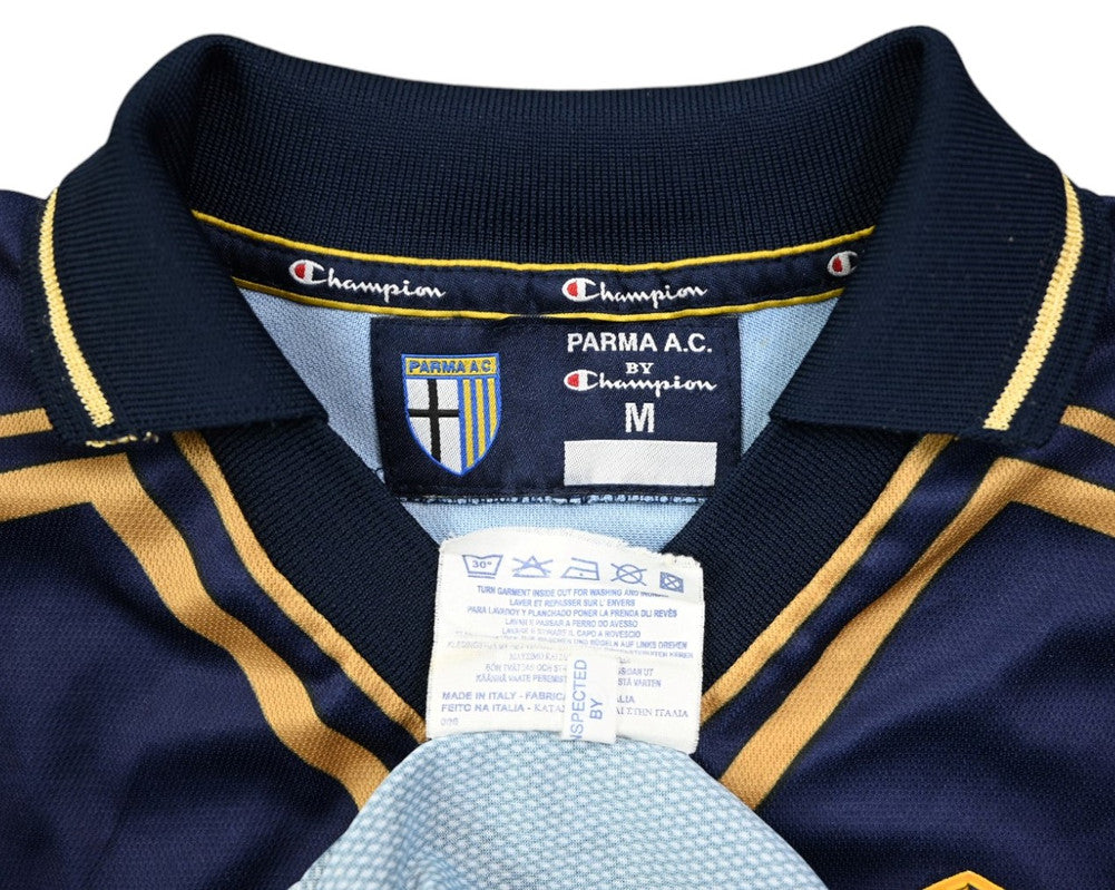 Maillot Parma AC 2000-01 Domicile Champion Parmalat vintage