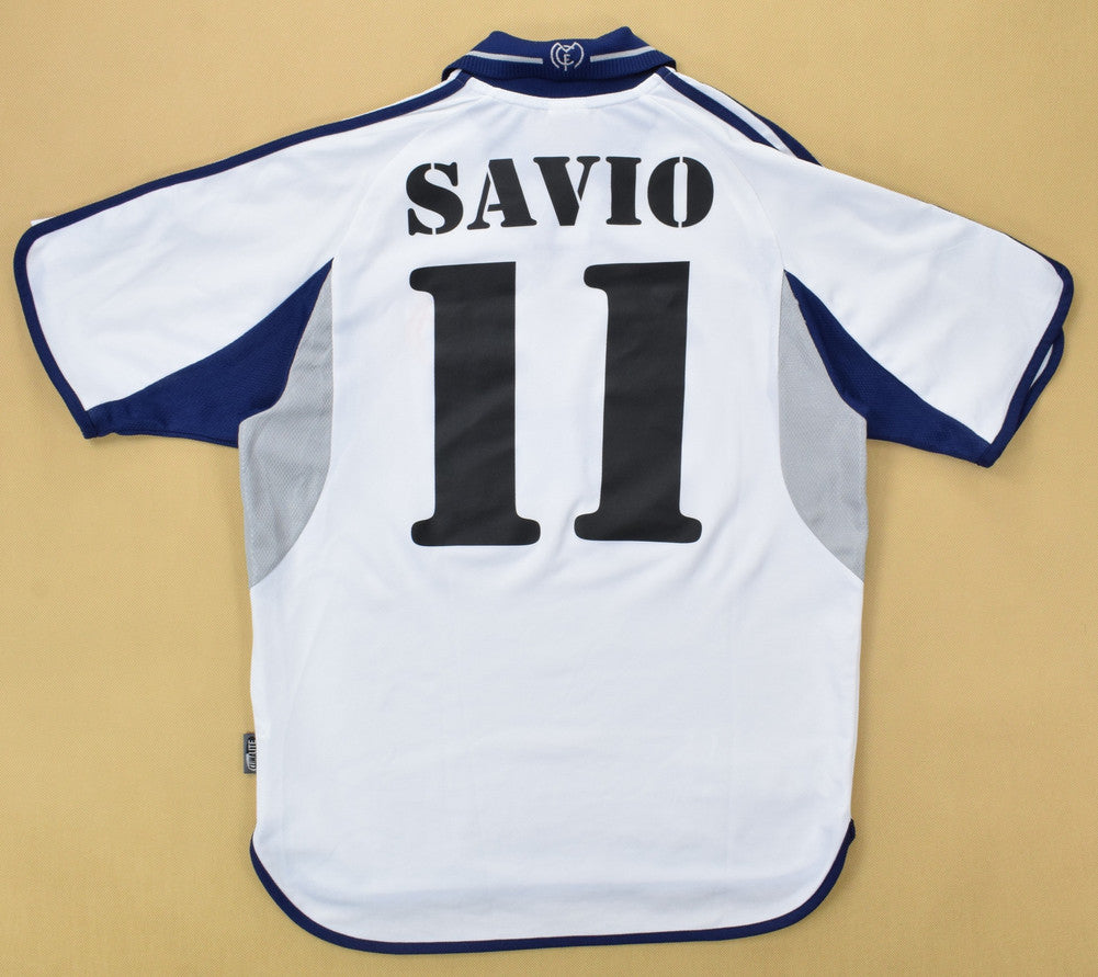 Maillot Real Madrid Extérieur 2000-01 Adidas Savio vintage