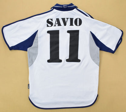 Maillot Real Madrid Extérieur 2000-01 Adidas Savio vintage