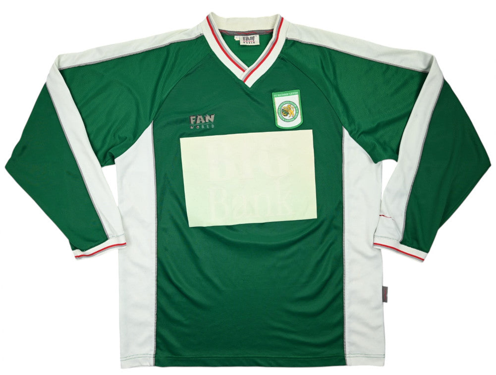 Maillot Sachsen Leipzig 2000-01 Domicile Fan World Vintage L