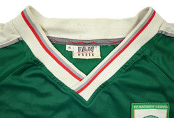Maillot Sachsen Leipzig 2000-01 Domicile Fan World vintage Schiemann