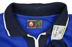 Maillot SC Bastia 2000-01 Domicile Uhlsport Nouvelles Frontières vintage